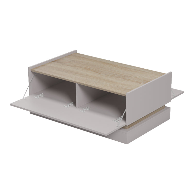 Τραπέζι σαλονιού Wendo  γκρι-sonoma 97x60x40εκ