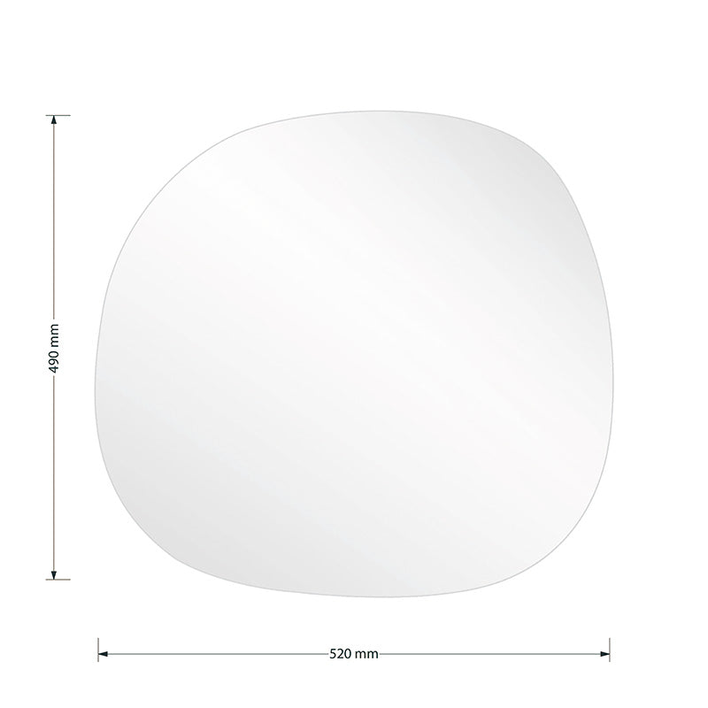 Καθρέπτης Frameless 1  49x1.2x52εκ - Pakobazaar
