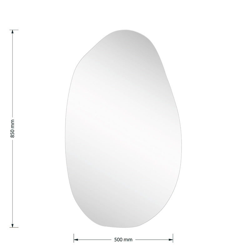 Καθρέπτης Frameless 2  50x1.2x85εκ - Pakobazaar