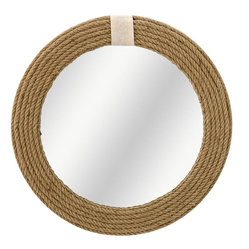 Καθρέπτης Rope  φυσικό 60x2x60εκ - Pakobazaar