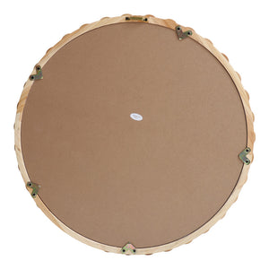 Καθρέπτης Specio  ξύλο σε φυσική απόχρωση Φ60x4.5εκ - Pakobazaar