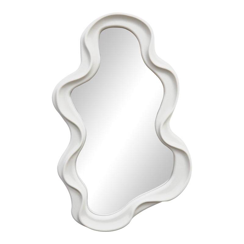 Καθρέπτης Liquid  pp σε λευκή απόχρωση 26x2.7x39εκ - Pakobazaar