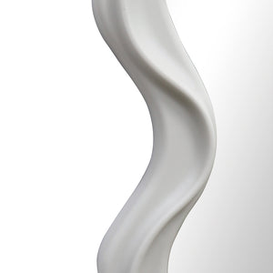 Καθρέπτης Liquid  pp σε λευκή απόχρωση 26x2.7x39εκ - Pakobazaar