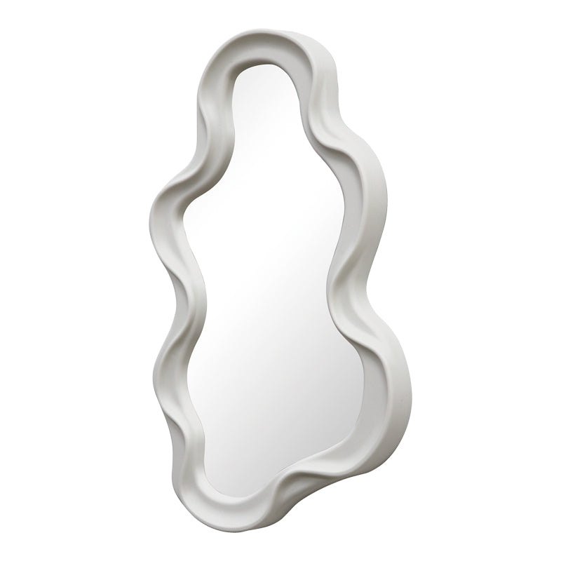 Καθρέπτης Liquid  pp σε λευκή απόχρωση 26x2.7x39εκ - Pakobazaar