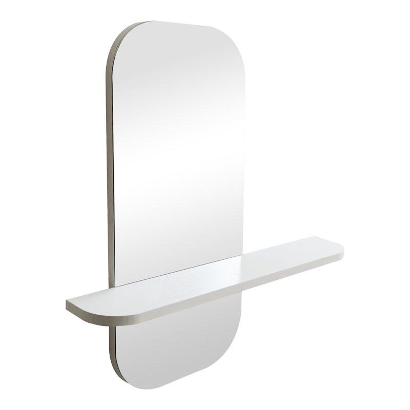 Καθρέπτης Lunaria  λευκό MDF 60x11.5x60εκ