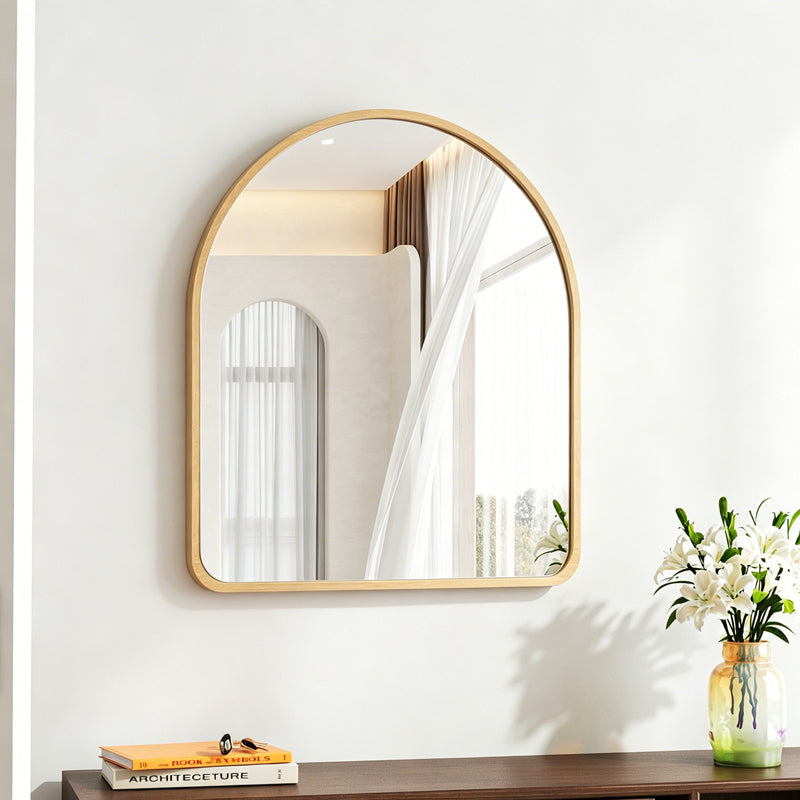 Καθρέπτης Selene  MDF σε φυσική απόχρωση 46x1.2x60 εκ