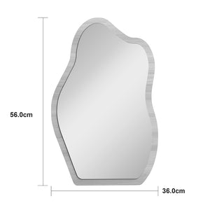 Καθρέπτης Evanthia  MDF σε φυσική απόχρωση 36x1.2x56 εκ - Pakobazaar