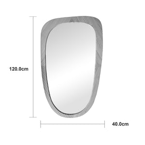 Καθρέπτης Phaedra  MDF σε φυσική απόχρωση 74x2,5x120 εκ - Pakobazaar