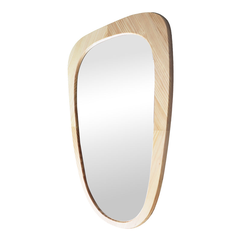 Καθρέπτης Phaedra  MDF σε φυσική απόχρωση 74x2,5x120 εκ