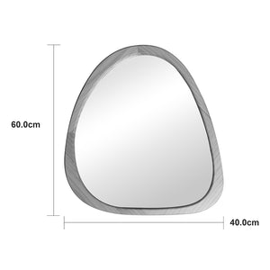 Καθρέπτης Ione  MDF σε φυσική απόχρωση 55x2,5x60 εκ - Pakobazaar