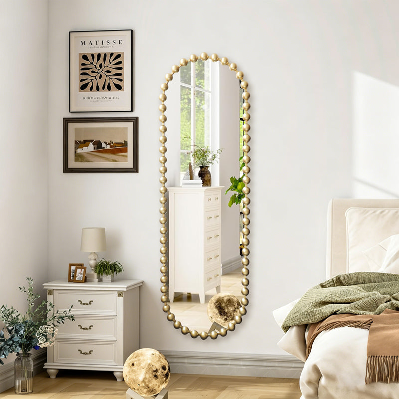Καθρέπτης Myrtus  χρυσό MDF 40x2,5x160 εκ