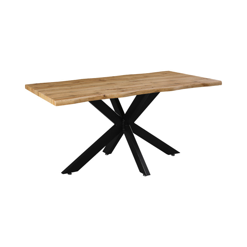 Tραπέζι Gilman  MDF sonoma-μαύρο 150x90x75εκ - Pakobazaar