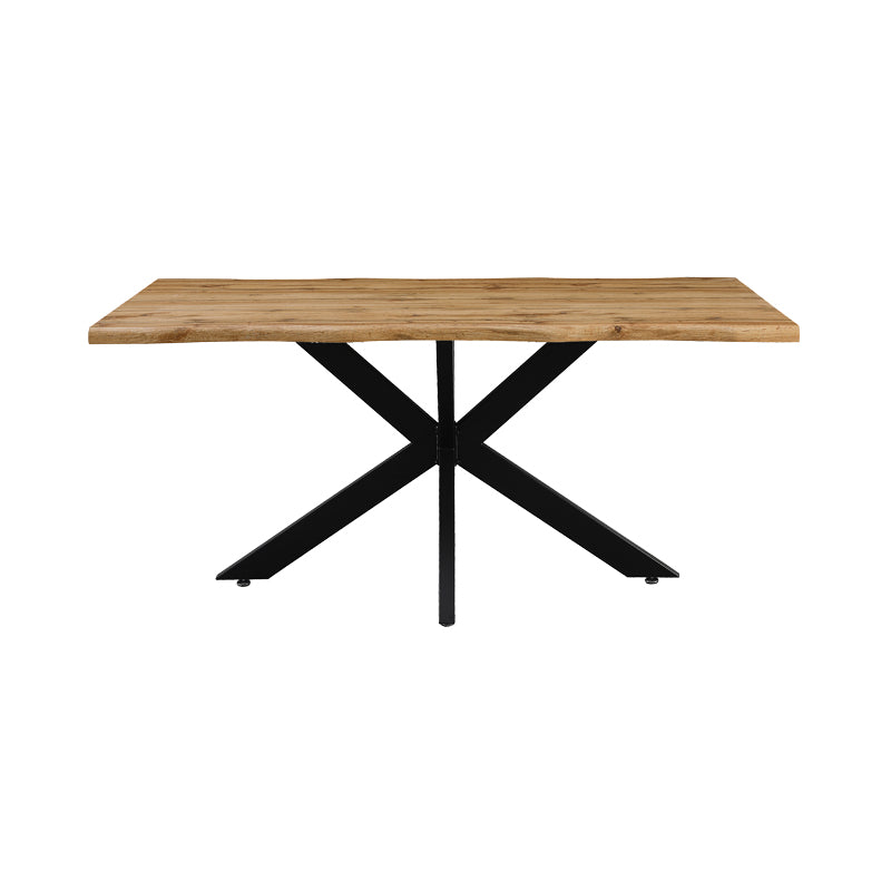 Tραπέζι Gilman  MDF sonoma-μαύρο 150x90x75εκ - Pakobazaar