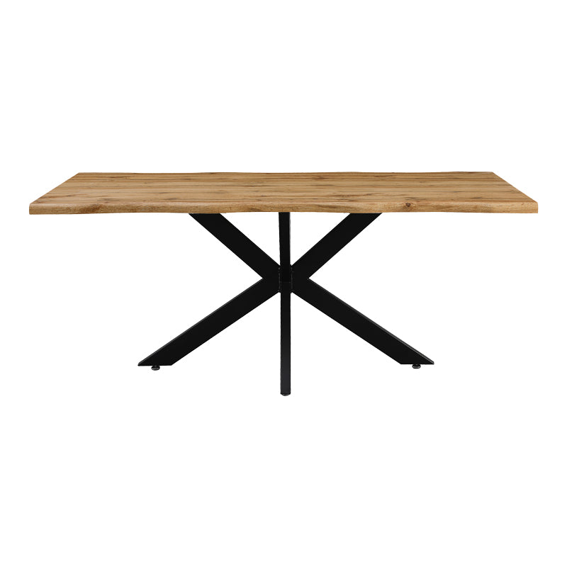 Tραπέζι Gilman  MDF sonoma-μαύρο 180x90x75εκ - Pakobazaar