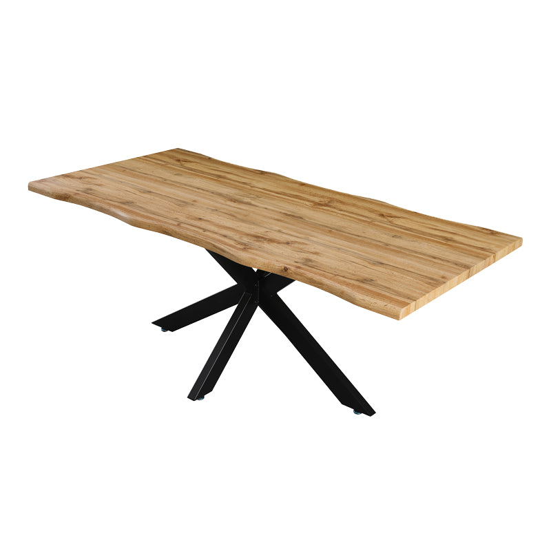 Tραπέζι Gilman  MDF sonoma-μαύρο 180x90x75εκ - Pakobazaar