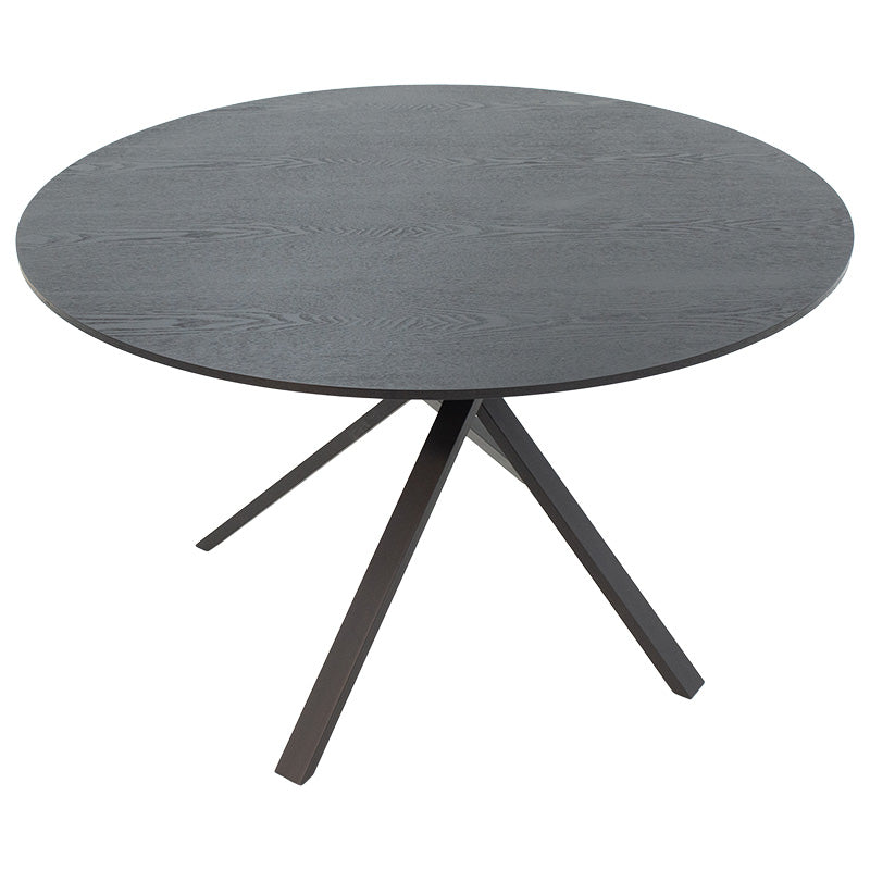 Tραπέζι Cerco  MDF μαύρο Φ120x75εκ - Image 3