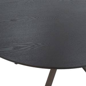 Tραπέζι Cerco  MDF μαύρο Φ120x75εκ - Image 4
