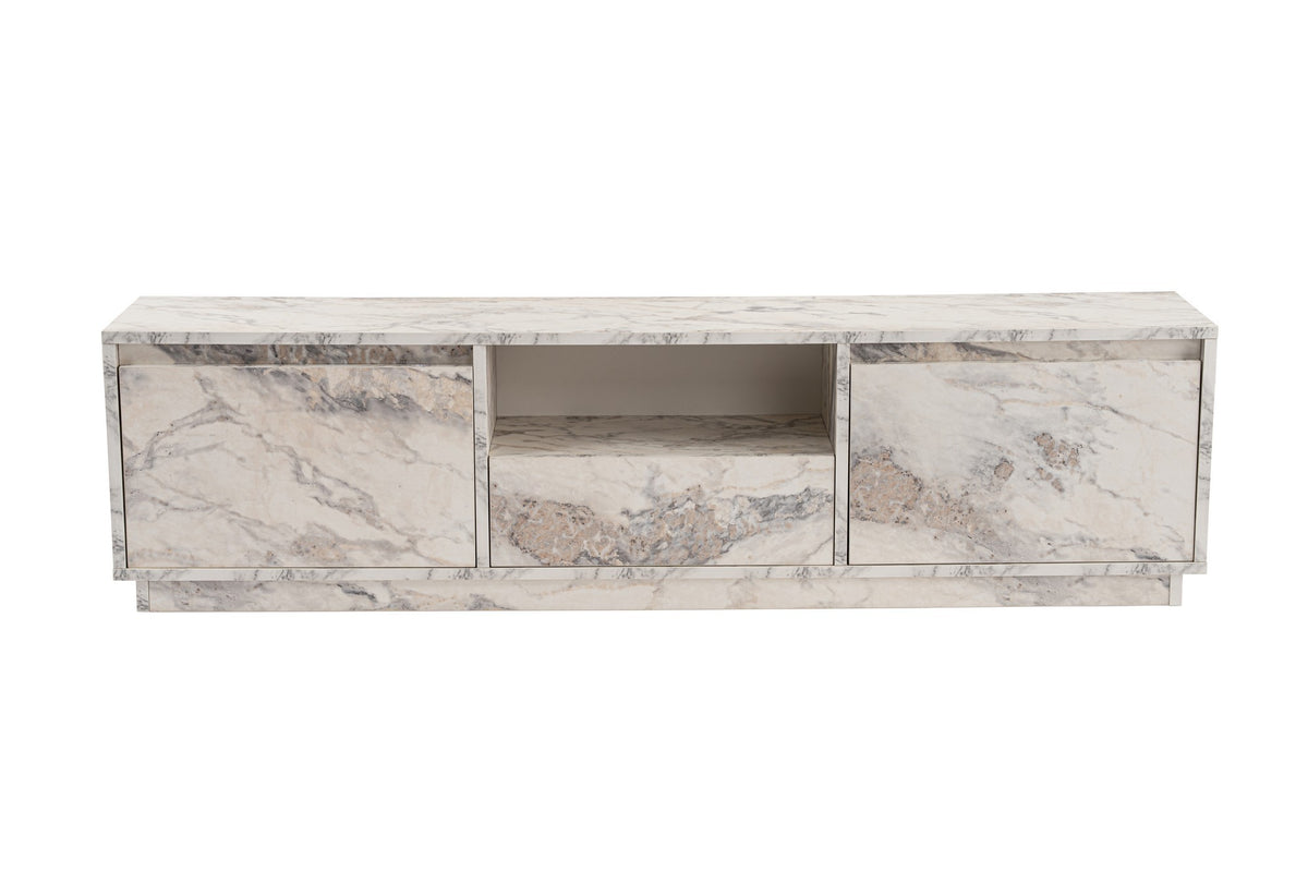 Έπιπλο Τηλεόρασης Kastraki Μάρμαρο Fressia 160x30x42 εκ. Μελαμίνης Κωδ. 1313