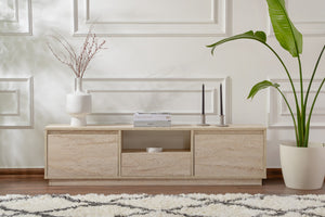 Έπιπλο Τηλεόρασης Kastraki Travertine 160x30x42 εκ. Μελαμίνης
