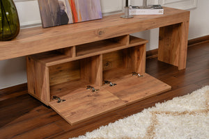 Έπιπλο Τηλεόρασης Evdilos Ατλαντικό Πεύκο 180x31.3x50 εκ. Μελαμίνης