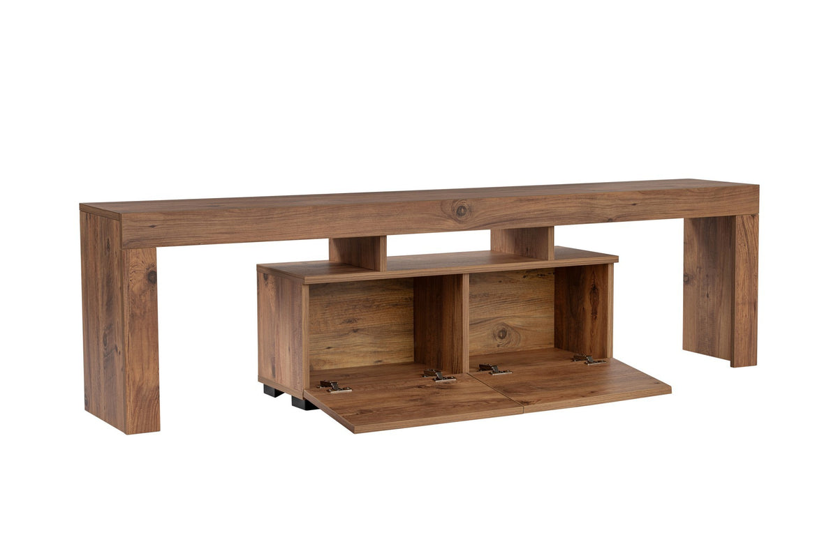 Έπιπλο Τηλεόρασης Evdilos Ατλαντικό Πεύκο 180x31.3x50 εκ. Μελαμίνης