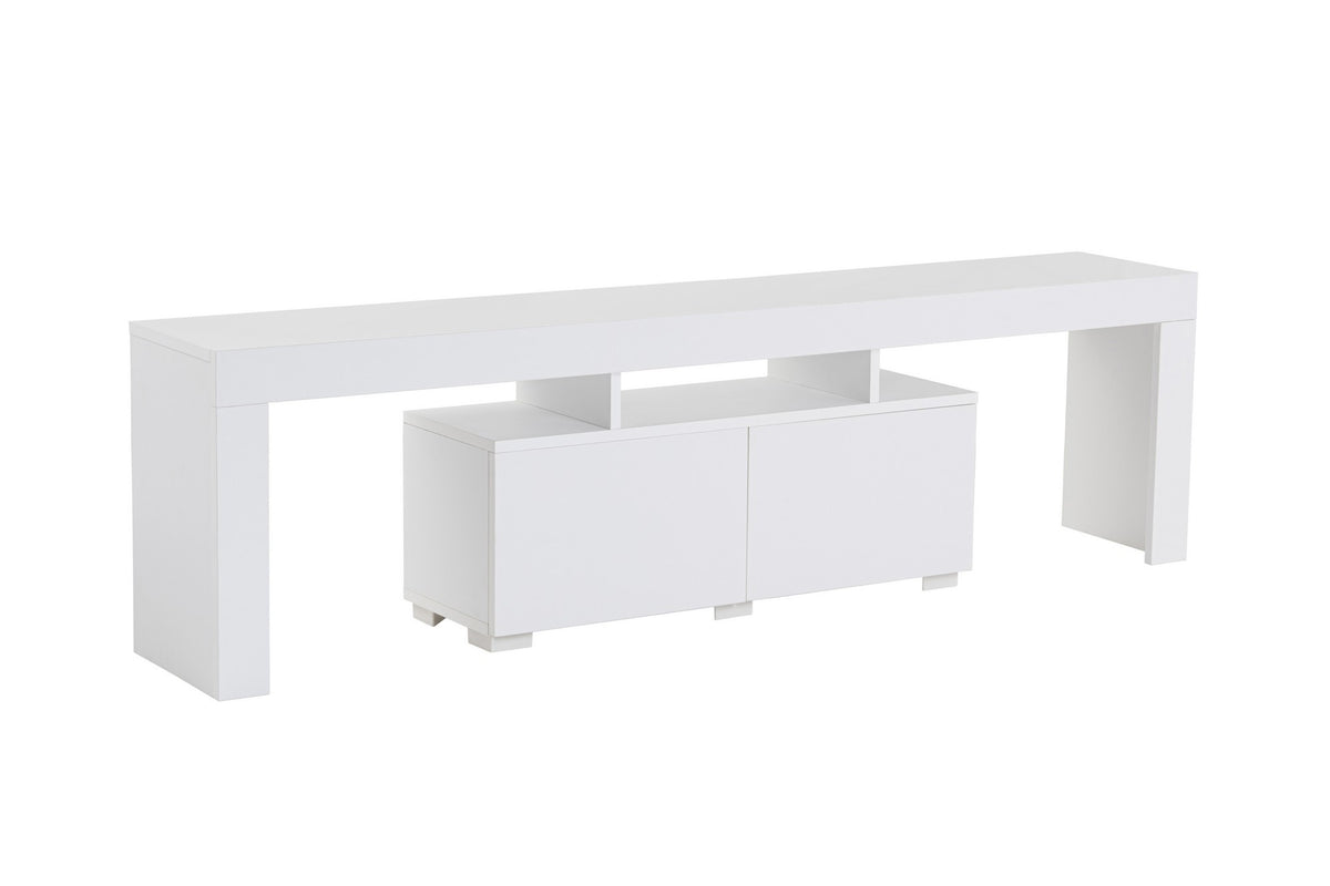 Έπιπλο Τηλεόρασης Evdilos Φυσικό Λευκό 180x31.3x50 εκ. Μελαμίνης