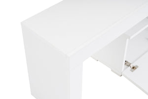 Έπιπλο Τηλεόρασης Evdilos Φυσικό Λευκό 180x31.3x50 εκ. Μελαμίνης