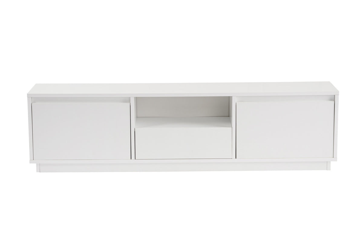 Έπιπλο Τηλεόρασης Kastraki Φυσικό Λευκό 160x30x42 εκ. Μελαμίνης