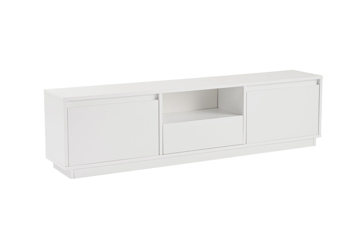 Έπιπλο Τηλεόρασης Kastraki Φυσικό Λευκό 160x30x42 εκ. Μελαμίνης