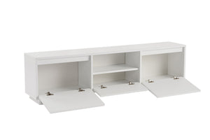 Έπιπλο Τηλεόρασης Kastraki Φυσικό Λευκό 160x30x42 εκ. Μελαμίνης