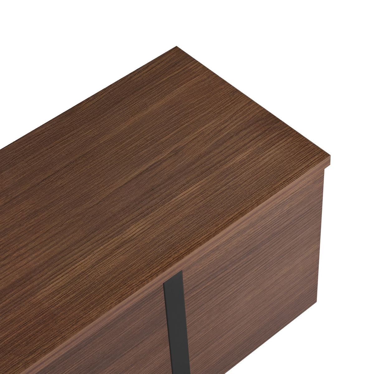 Έπιπλο Τηλεόρασης Seralia Καρυδί Milano - Μαύρο 180x30x50 εκ. Μελαμίνης