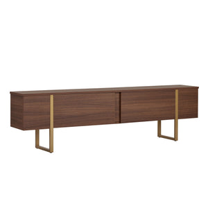 Έπιπλο Τηλεόρασης Seralia Καρυδί Milano - Χρυσό 180x30x50 εκ. Μελαμίνης