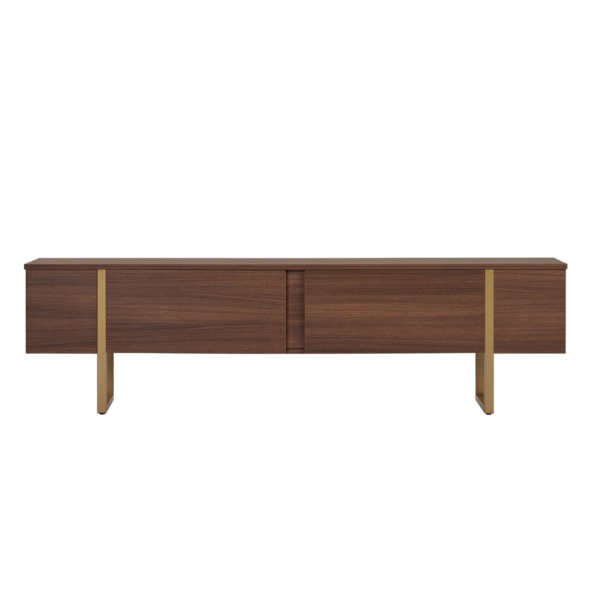 Έπιπλο Τηλεόρασης Seralia Καρυδί Milano - Χρυσό 180x30x50 εκ. Μελαμίνης
