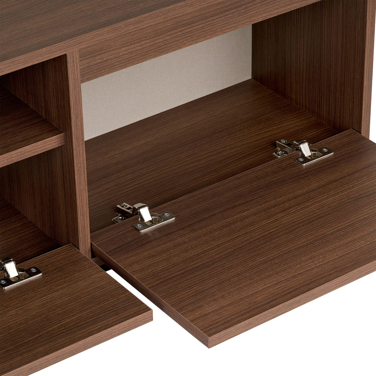 Έπιπλο Τηλεόρασης Glyfada Καρυδί Milano 160x30x42 εκ. Μελαμίνης