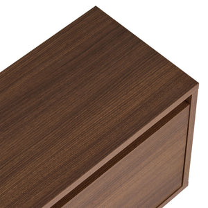 Έπιπλο Τηλεόρασης Glyfada Καρυδί Milano 160x30x42 εκ. Μελαμίνης
