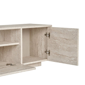 Έπιπλο Τηλεόρασης Gialiskari Travertine 180x35x46 εκ. Μελαμίνης