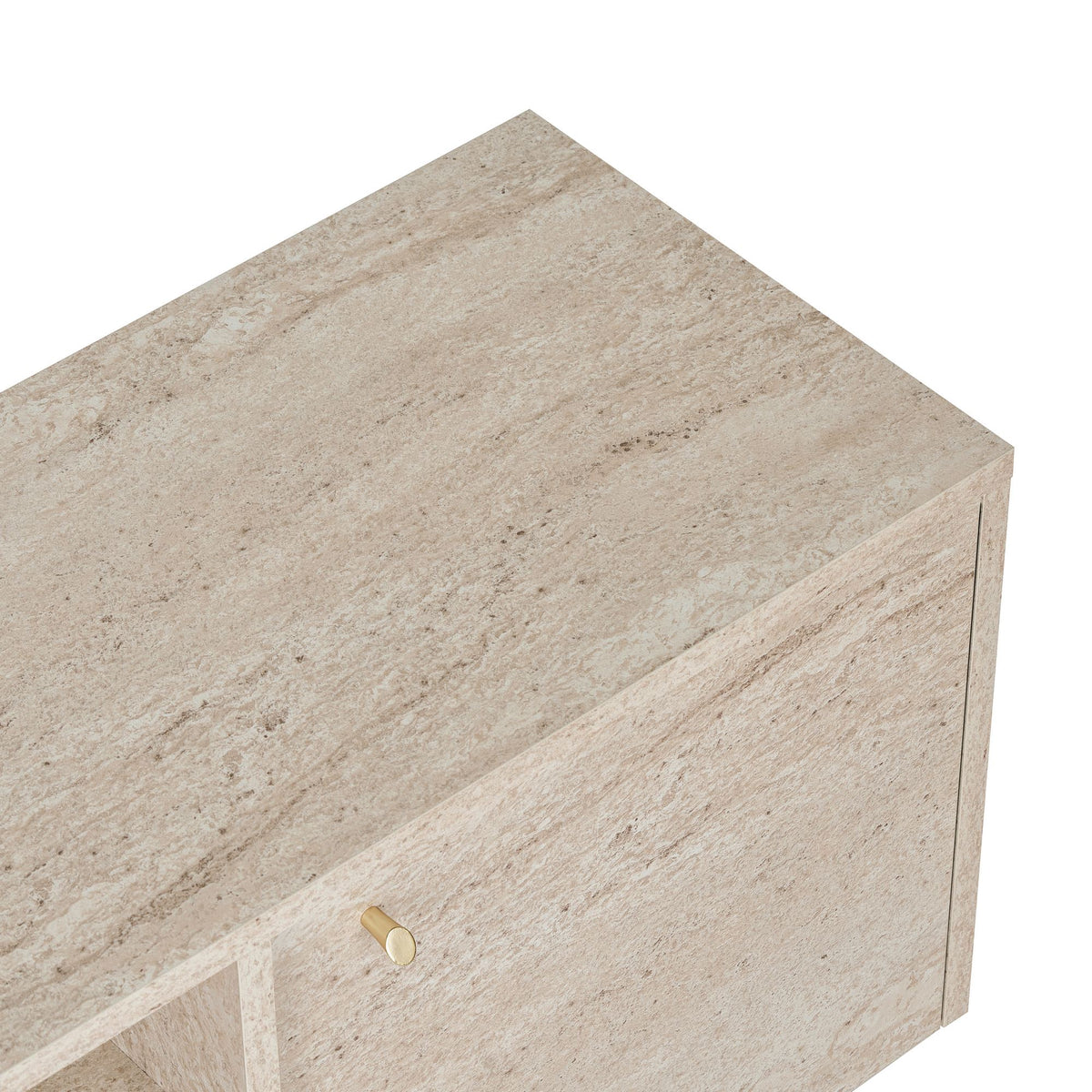 Έπιπλο Τηλεόρασης Gialiskari Travertine 180x35x46 εκ. Μελαμίνης