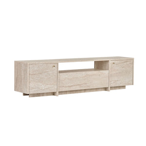 Έπιπλο Τηλεόρασης Gialiskari Travertine 180x35x46 εκ. Μελαμίνης