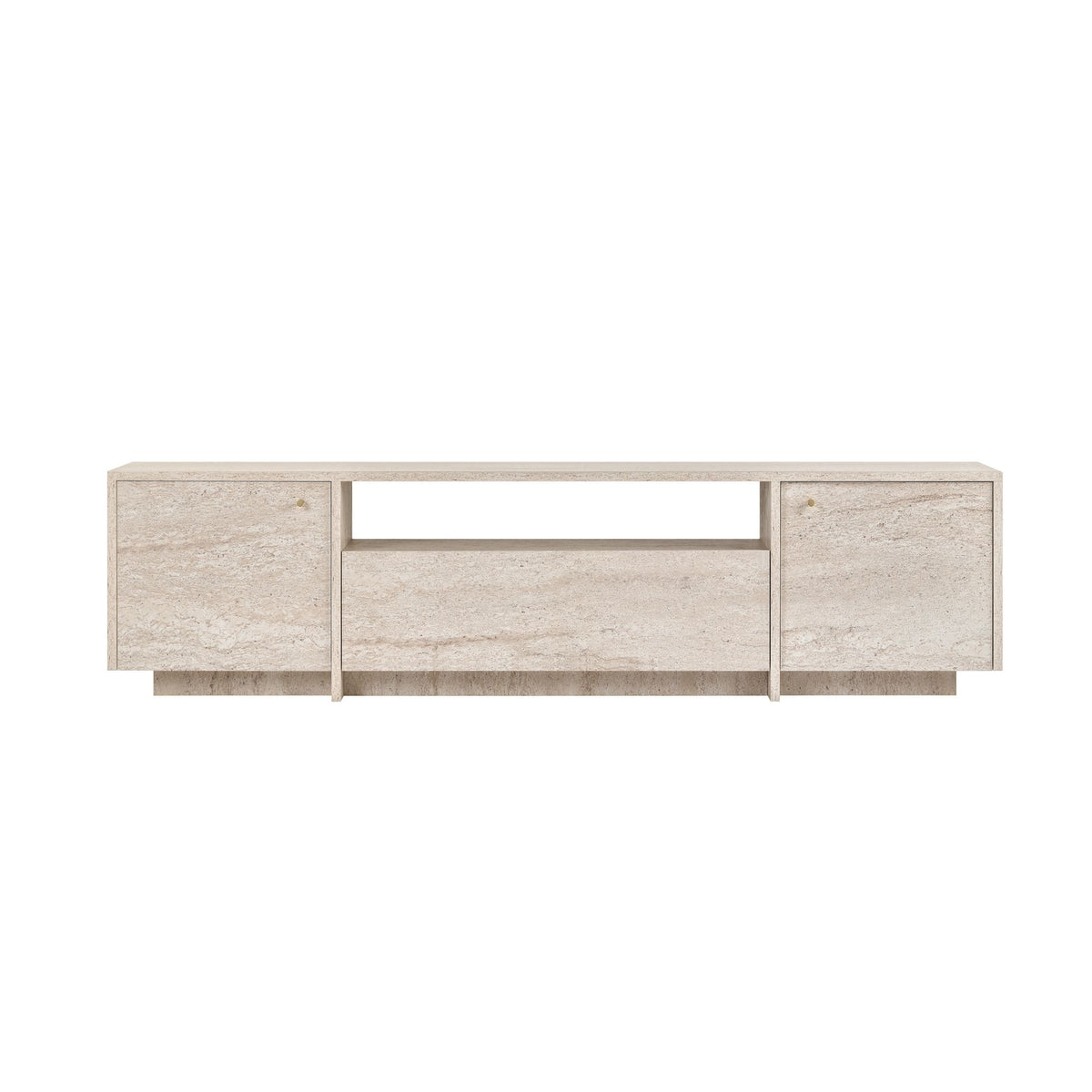 Έπιπλο Τηλεόρασης Gialiskari Travertine 180x35x46 εκ. Μελαμίνης