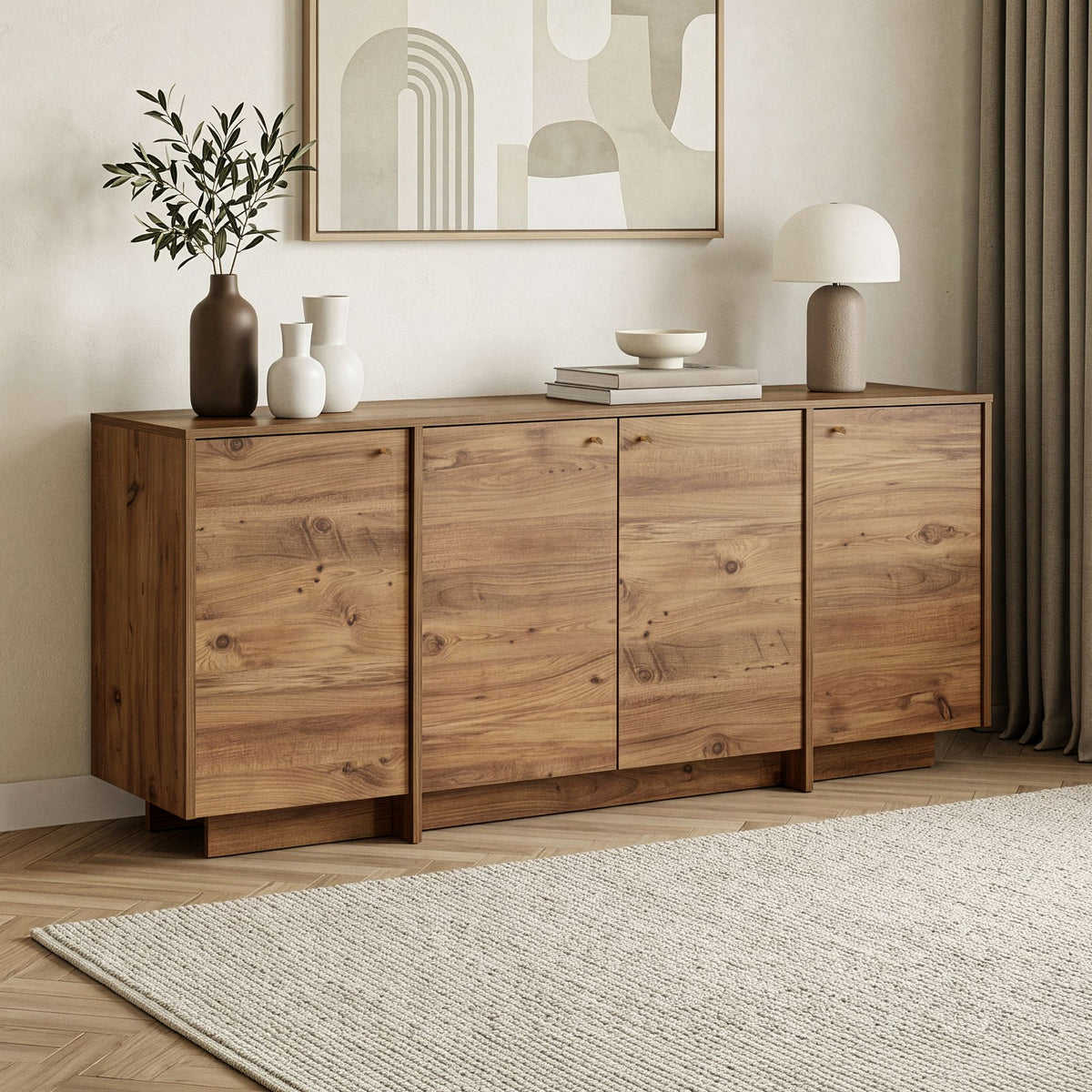Κονσόλα Myrina Ατλαντικό Πεύκο 180x45x82 εκ. Μελαμίνης