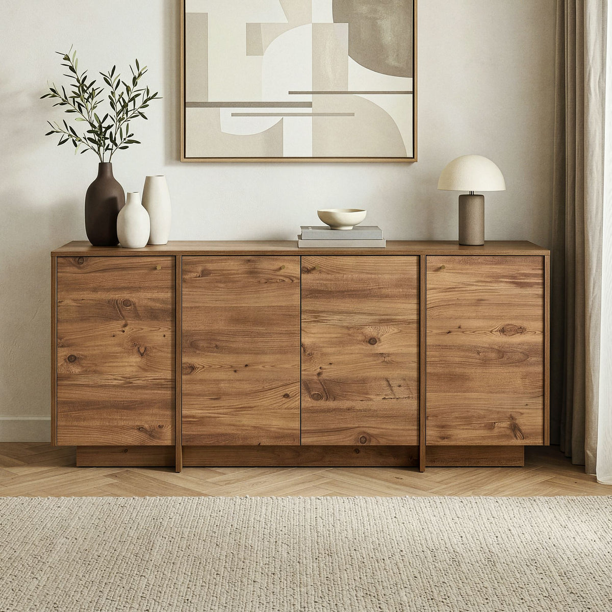 Κονσόλα Myrina Ατλαντικό Πεύκο 180x45x82 εκ. Μελαμίνης