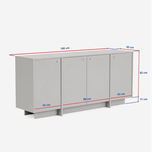 Κονσόλα Myrina Ατλαντικό Πεύκο 180x45x82 εκ. Μελαμίνης