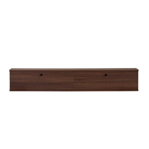 Έπιπλο Τηλεόρασης Valsamata Καρυδί Milano 160x25x25 εκ. Μελαμίνης