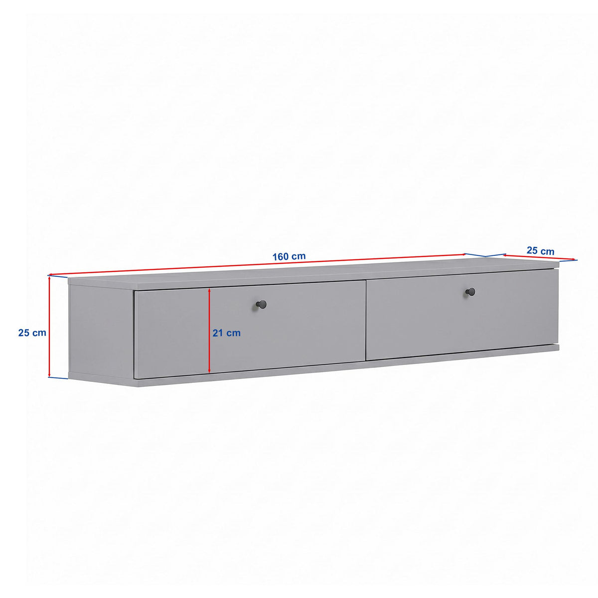 Έπιπλο Τηλεόρασης Valsamata Καρυδί Milano 160x25x25 εκ. Μελαμίνης