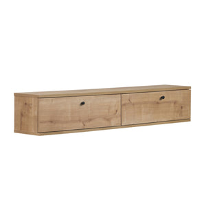 Έπιπλο Τηλεόρασης Tzia Δρυς Sapphire 140x25x25 εκ. Μελαμίνης