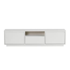 Έπιπλο Τηλεόρασης Glyfada Φυσικό Λευκό 160x30x42 εκ. Μελαμίνης