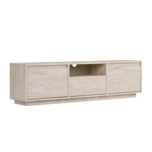 Έπιπλο Τηλεόρασης Glyfada Travertine 160x30x42 εκ. Μελαμίνης