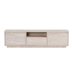 Έπιπλο Τηλεόρασης Glyfada Travertine 160x30x42 εκ. Μελαμίνης