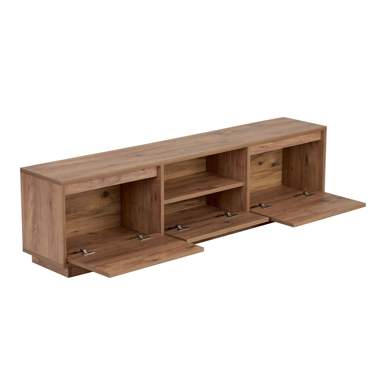 Έπιπλο Τηλεόρασης Kastraki Ατλαντικό Πεύκο 160x30x42 εκ. Μελαμίνης