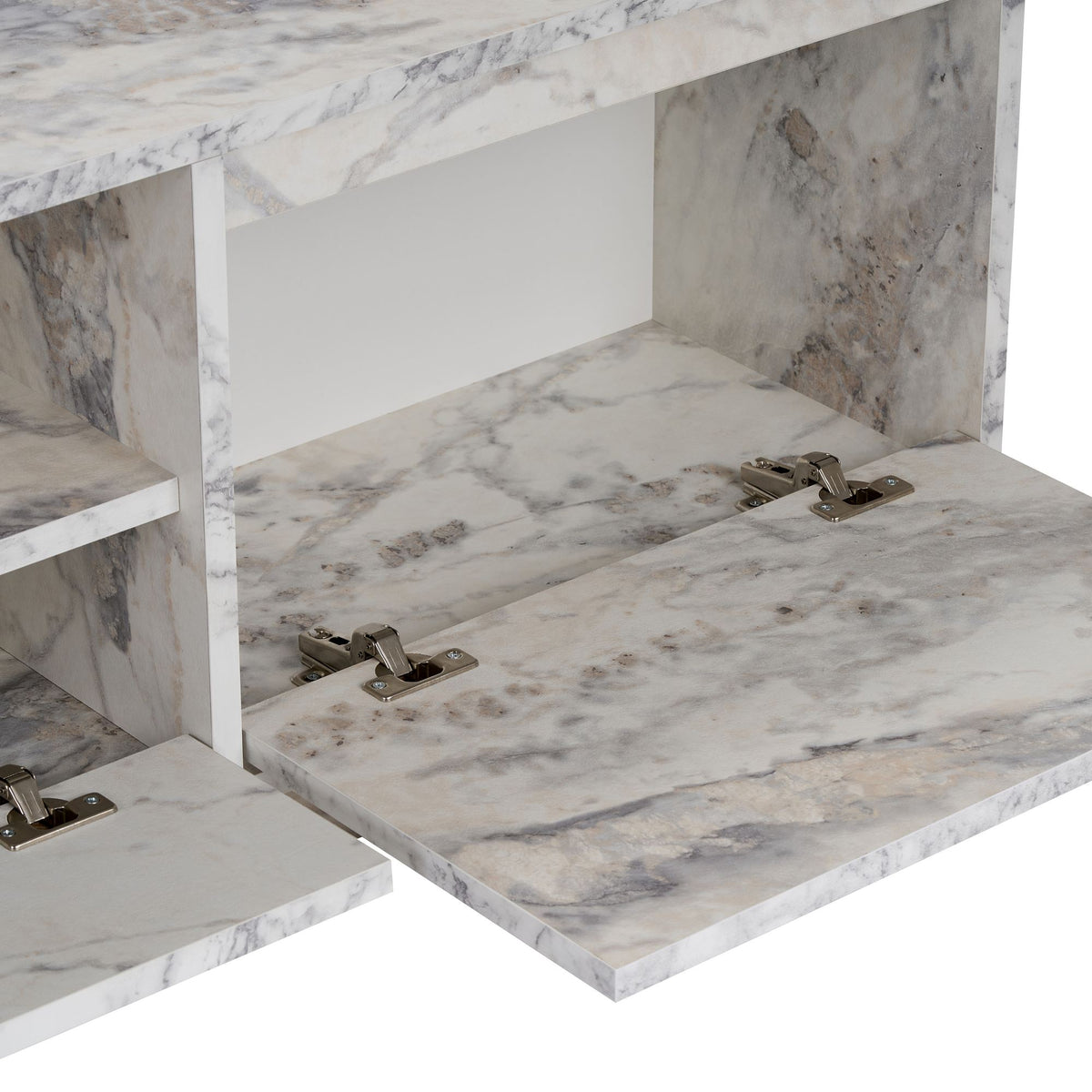 Έπιπλο Τηλεόρασης Kastraki Μάρμαρο Fressia 160x30x42 εκ. Μελαμίνης V2